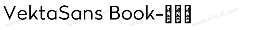 VektaSans Book字体转换